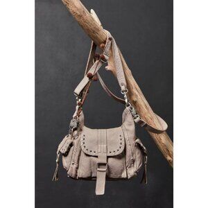 NWT We The Free Baby Leigh Distressed Tote - Color: Pearl